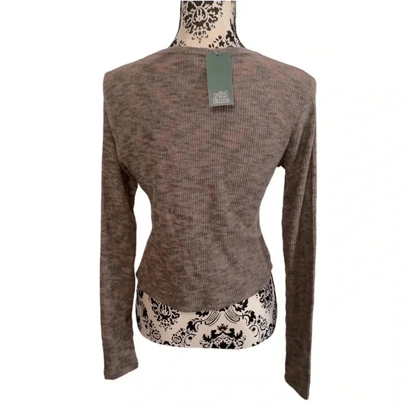 Wild  Fable Lace-Up Knit Top - Picture 6 of 7